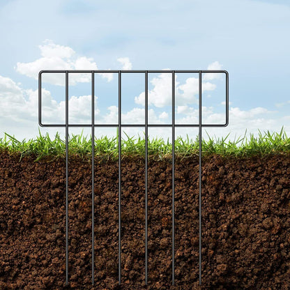 Heavy Duty Outdoor Garden Mounted Metal Dog Barrier Fence