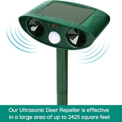 Keep Squirrel Away – Solar-Powered Ultrasonic Squirrel Deterrent with Motion Sensor for Yard & Garden