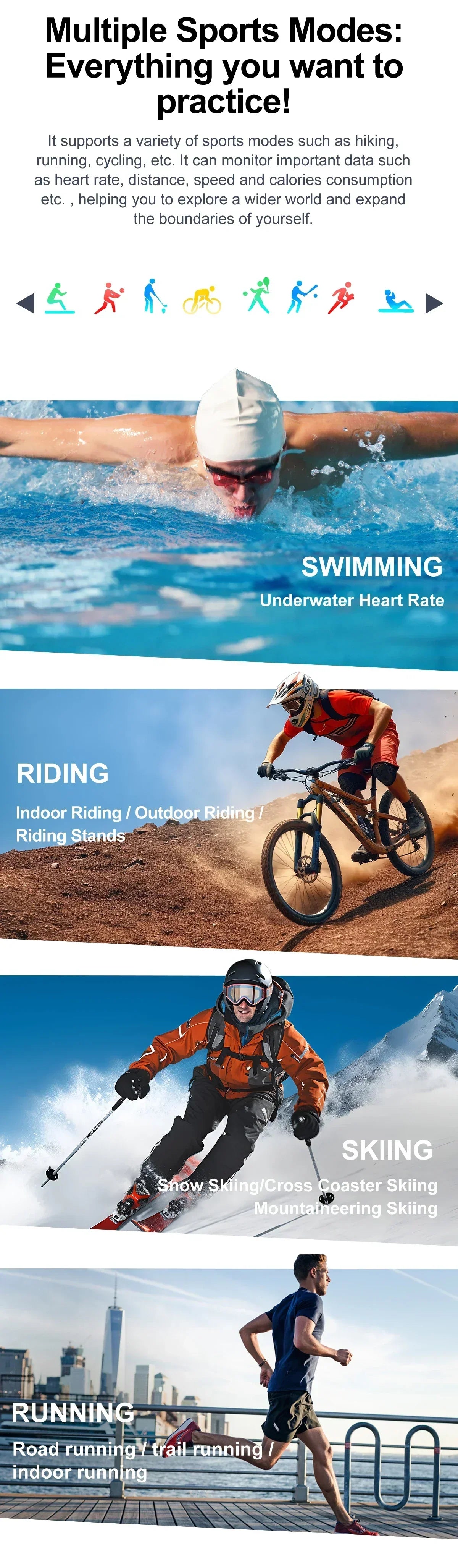 AMOLED Smartwatch – Bluetooth Calling Fitness Tracker with Waterproof Design