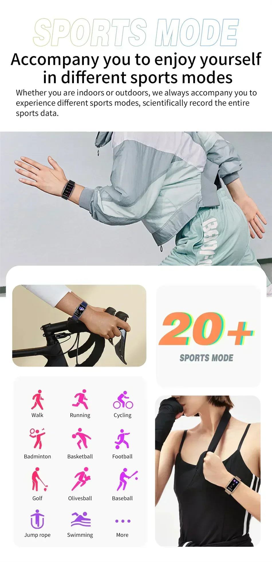 Smartwatch for Men & Women – Full Touch Fitness & Health Tracker