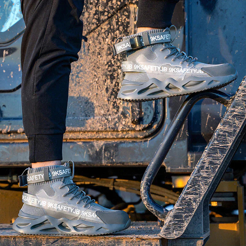 Dela Non-Slip Work Shoes – Breathable Lightweight Summer Footwear