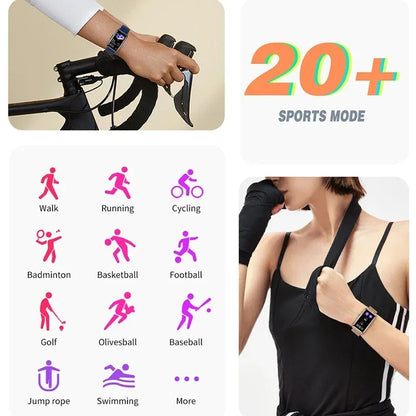 Smartwatch for Men & Women – Full Touch Fitness & Health Tracker