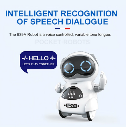Pocket RC Robotics For Kids Talking Interactive Dialogue Voice Recognition Robots Toy Telling Story