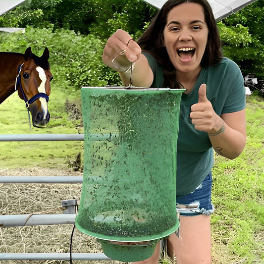 Reusable Stable Fly Trap – Outdoor Ranch & Barn Insect Catcher