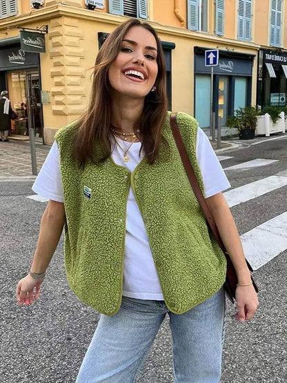 Textured Vest for Layered Looks