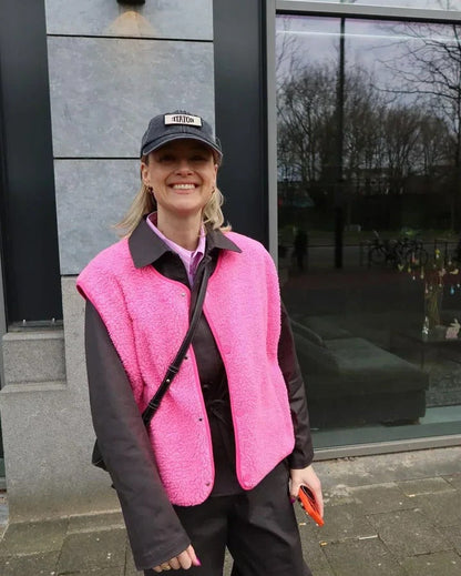 Textured Vest for Layered Looks