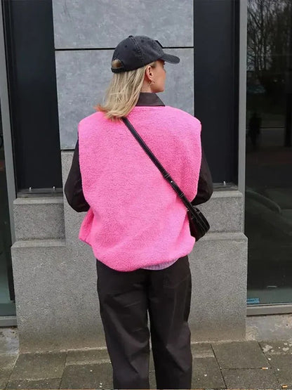 Textured Vest for Layered Looks