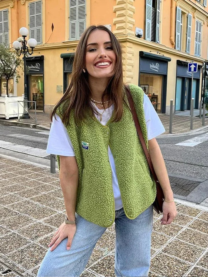 Textured Vest for Layered Looks