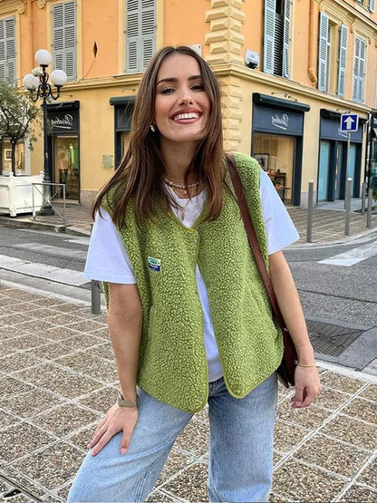 Textured Vest for Layered Looks