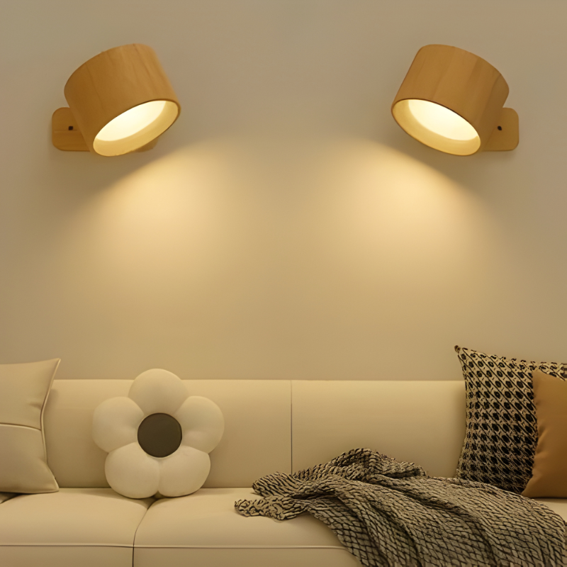 Oplaadbare Wandlamp met 360° Rotatie | Ventayo