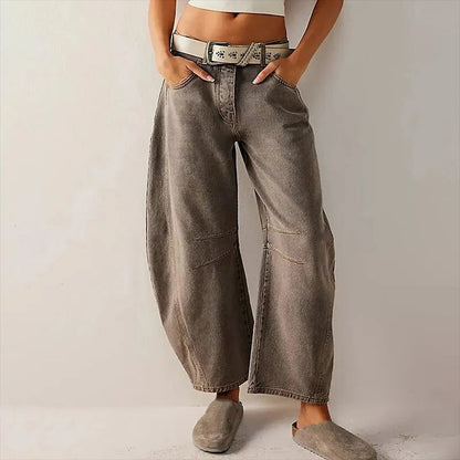Wide leg jeans for women