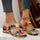 Women's Sandals with Sparkling Details