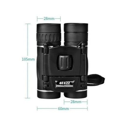 Military HD 40x22 Binoculars – Compact Hunting & Outdoor Telescope
