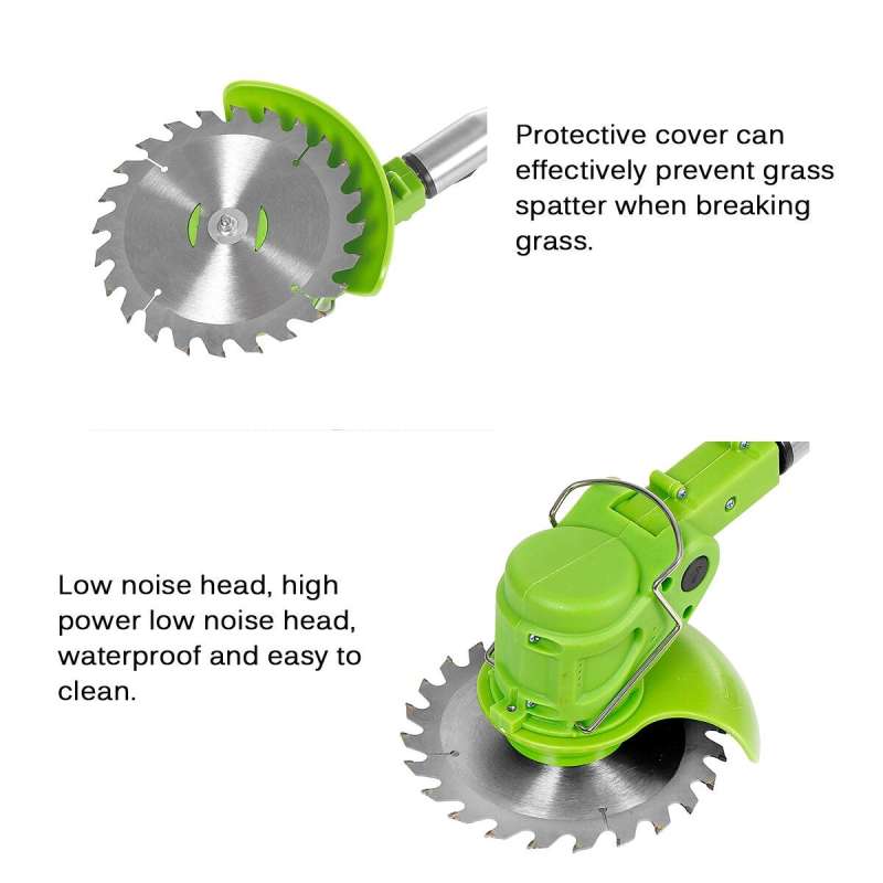 Heavy Duty Cordless Strimmer & Brush Cutter – 2000mAh Battery, 240 Min Runtime | Ventayo