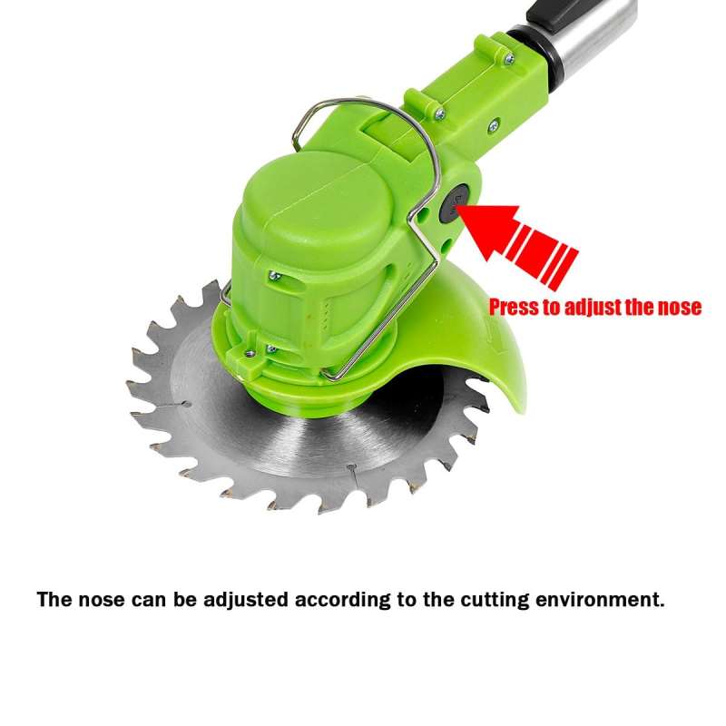 Heavy Duty Cordless Strimmer & Brush Cutter – 2000mAh Battery, 240 Min Runtime | Ventayo