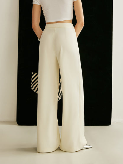 Asymmetrical Cross Wrap High-Waist