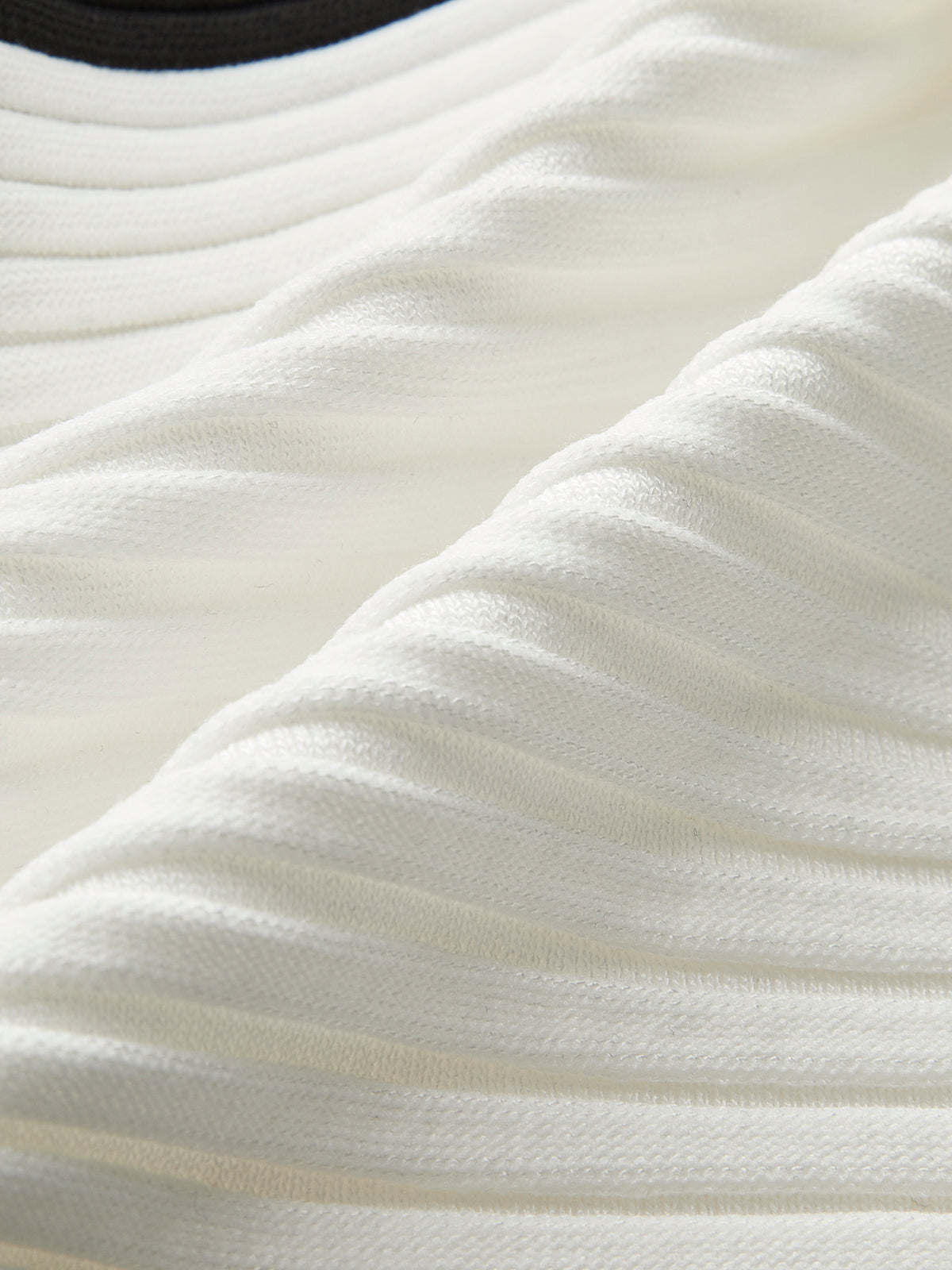 Asymmetrical Ribbed Side Tie Top