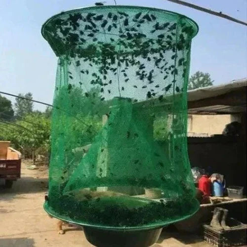 Reusable Outdoor Fly Trap – Non-Toxic Ranch Fly Catcher for Barns, Farms & Patios