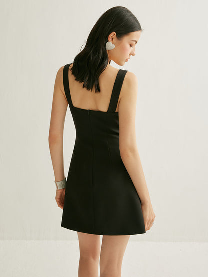 Beaded Cut-out Sleeveless Dress