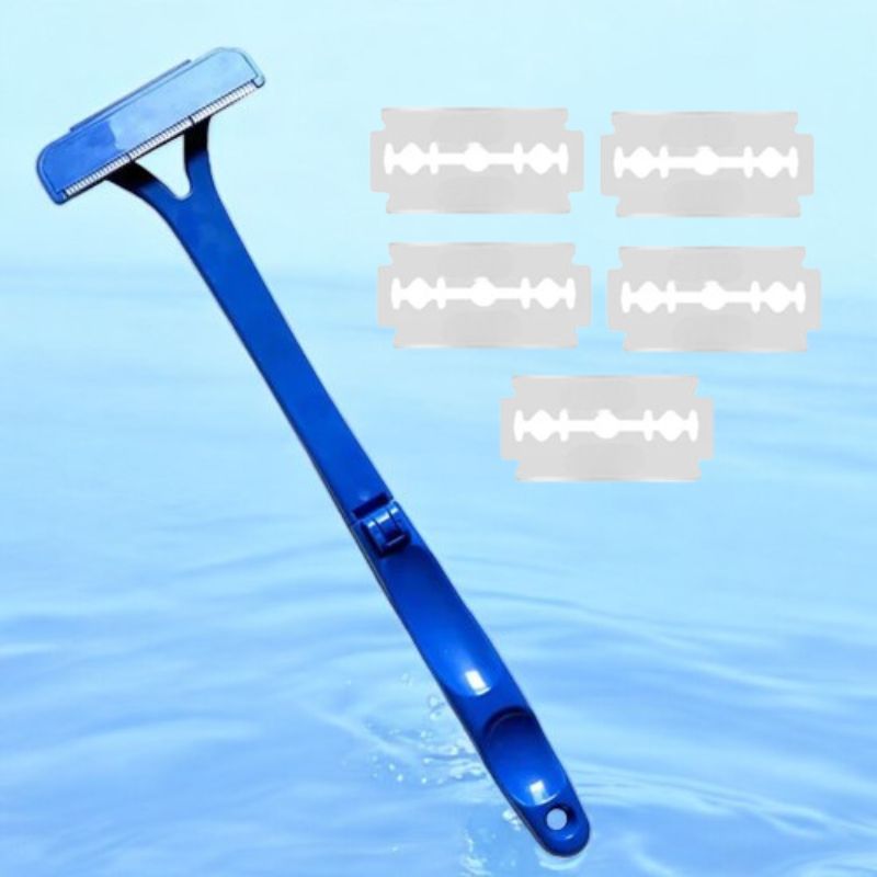 Men’s Back Shaver – Extra Long Handle & Detachable Razor for Easy Back Hair Removal