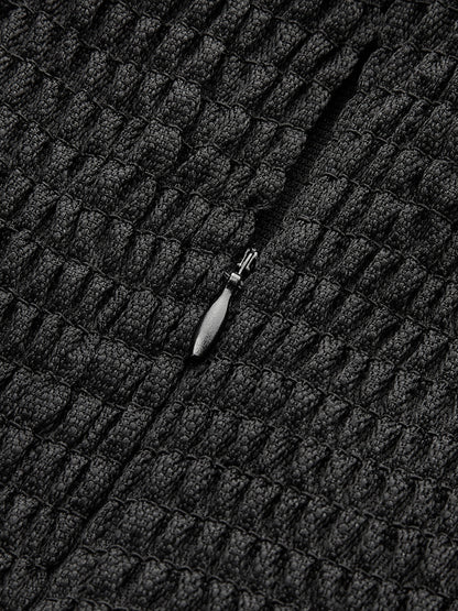 Button Front Halter Jumpsuit