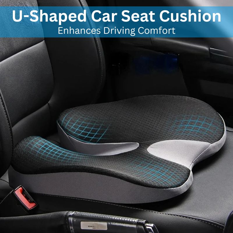 Memory Foam Car Seat Cushion – Ergonomic Support for Driving Comfort