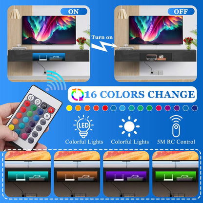 Soporte flotante para TV