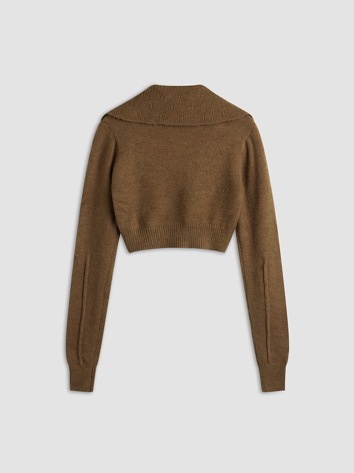 Korte cardigan met kraag