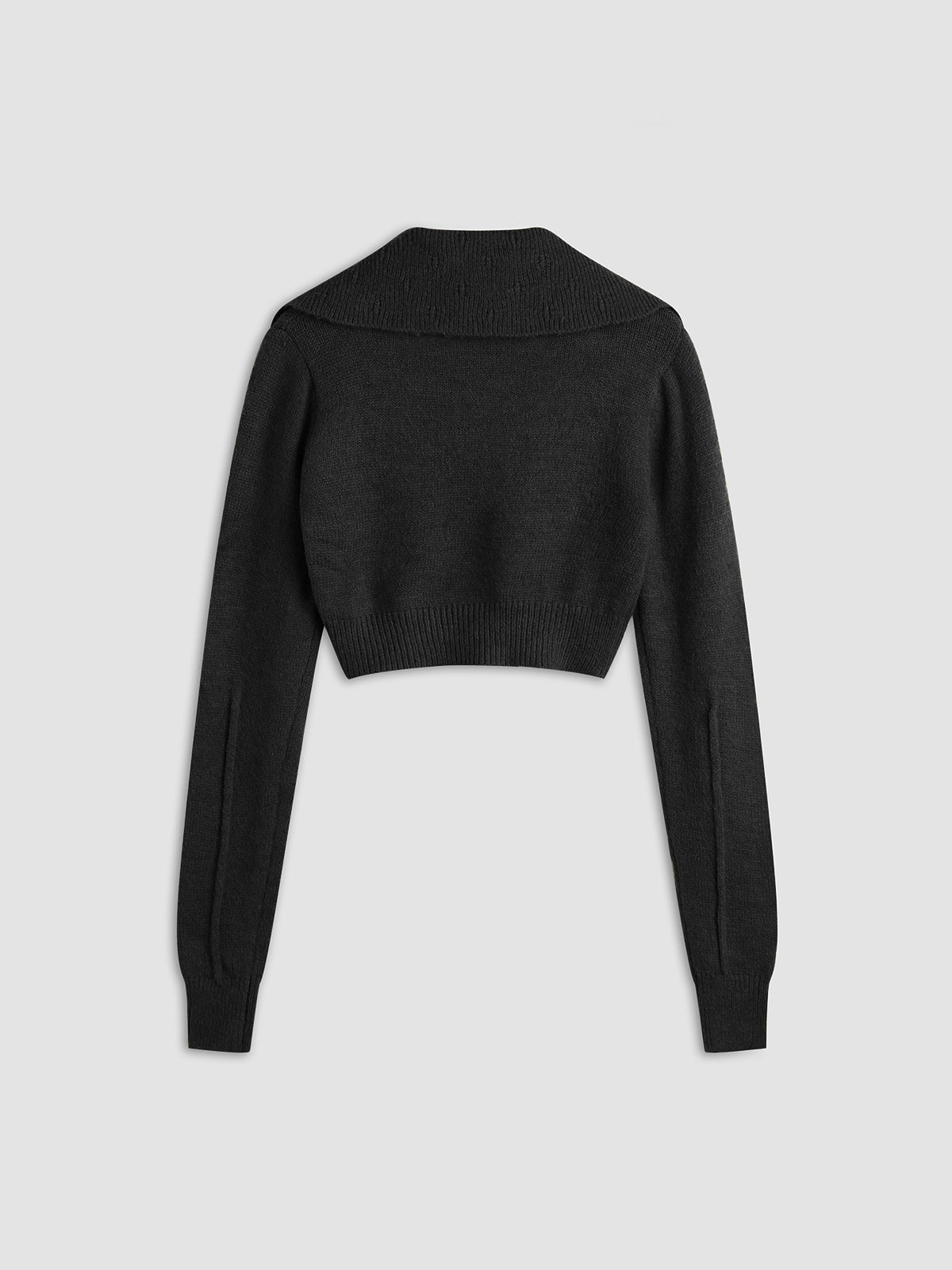 Korte cardigan met kraag