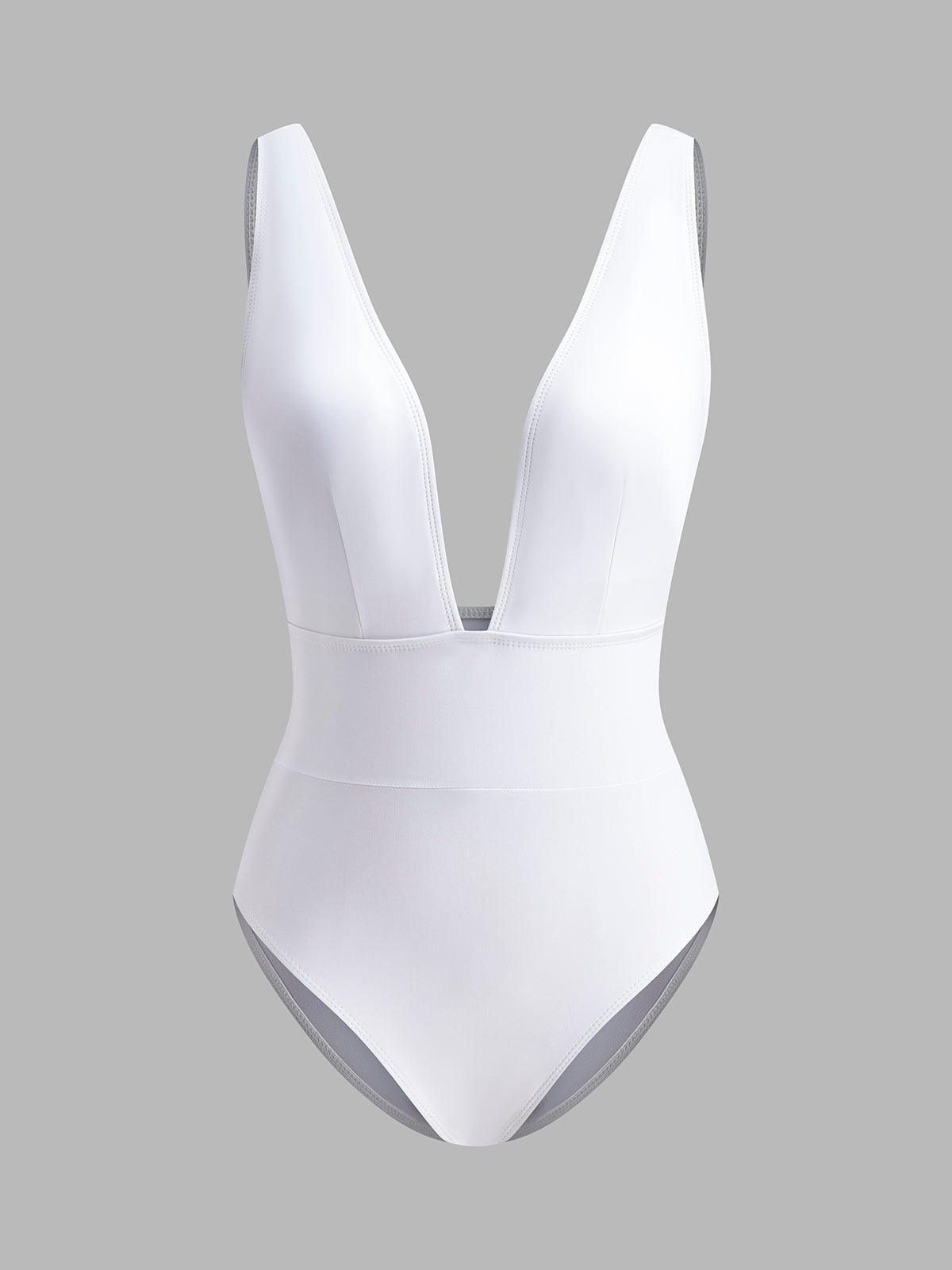Deep V Plunge One-Piece Swimsuit