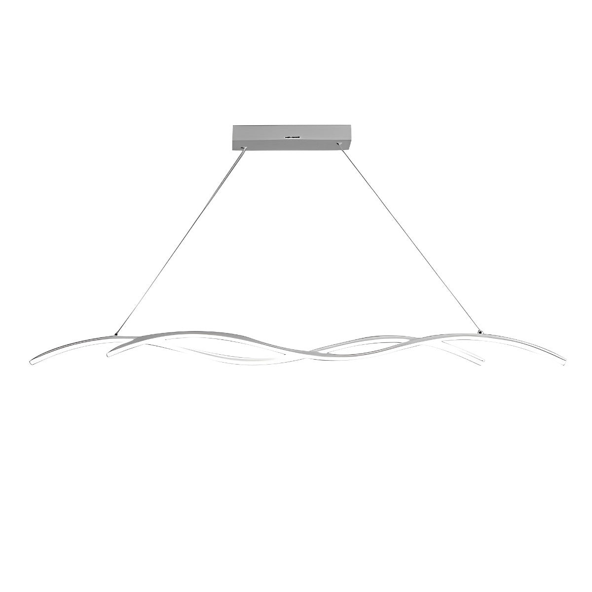 Double Wavy Minimalist LED Creative Modern Chandelier Light