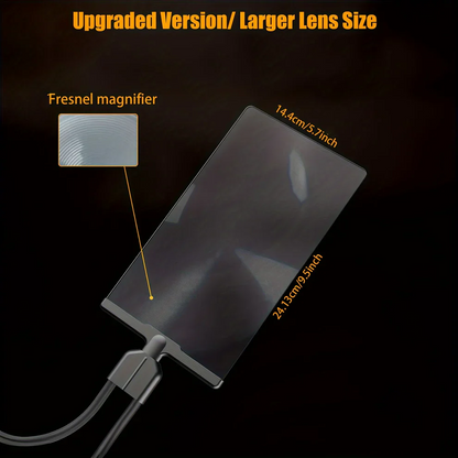 Hands Free Magnifying Glass with Flexible Neck for Easy Reading | Ventayo