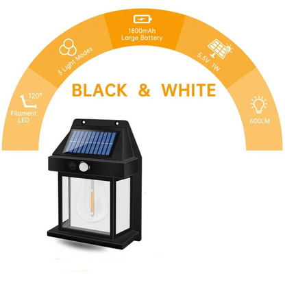 Solar Wall Lamp Outdoor, Set of 2 | Ventayo