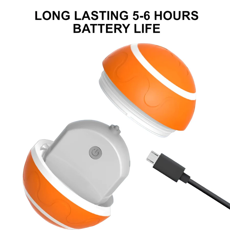 Dog and Cat Interactive Ball Toy – Self-Rolling Pet Toy for Indoor Fun