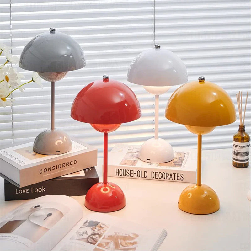 Nordic Mushroom Lamp with USB Charging | Ventayo