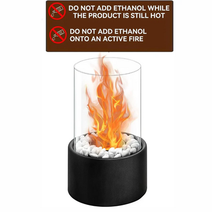 Chimenea de Mesa Portátil de Vidrio Mini | Ventayo