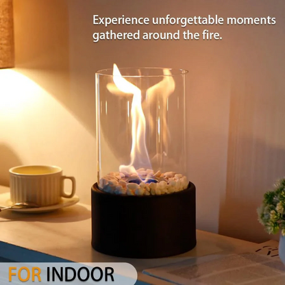 Chimenea de Mesa Portátil de Vidrio Mini | Ventayo
