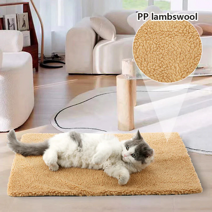 Non-Electric Heating Pad for Cats & Dogs – Washable Self-Warming Pet Mat