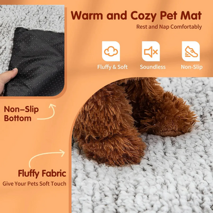 Non-Electric Heating Pad for Cats & Dogs – Washable Self-Warming Pet Mat