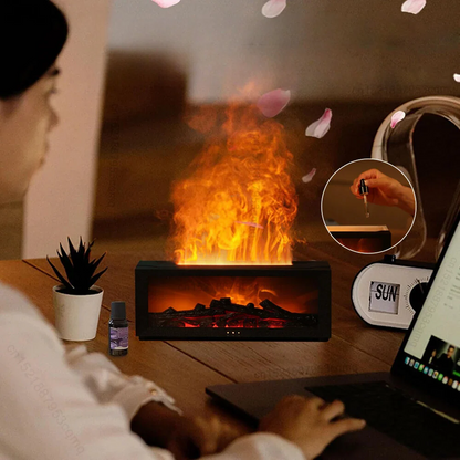 Air Humidifier and Air Purifier with Aromatherapy Flame Effect | Ventayo