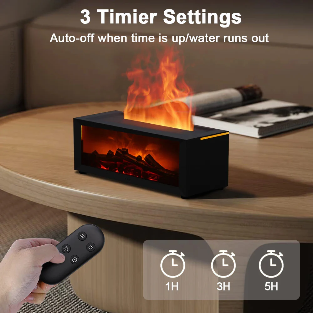 Air Humidifier and Air Purifier with Aromatherapy Flame Effect | Ventayo