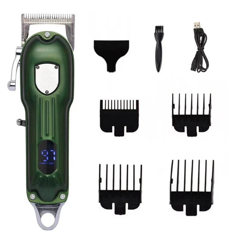 Dog Hair Clipper with Metal Housing – Rechargeable, Pro-Grade Pet Grooming Kit