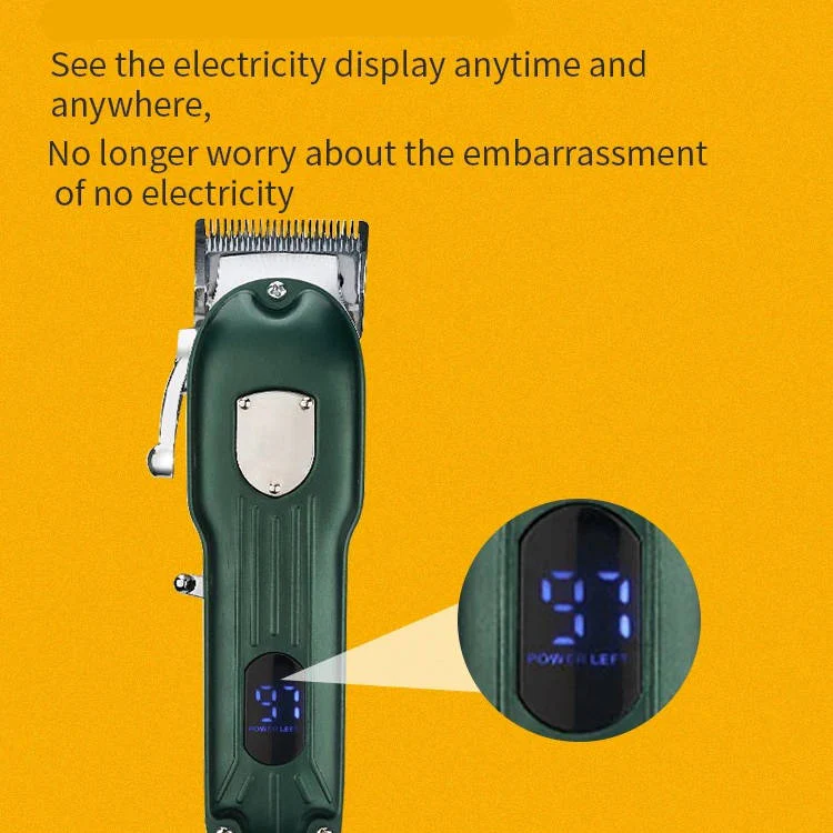 Dog Hair Clipper with Metal Housing – Rechargeable, Pro-Grade Pet Grooming Kit