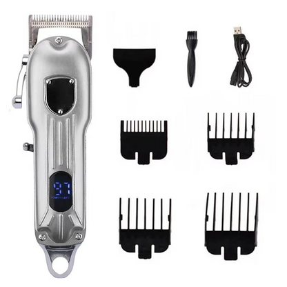 Dog Hair Clipper with Metal Housing – Rechargeable, Pro-Grade Pet Grooming Kit