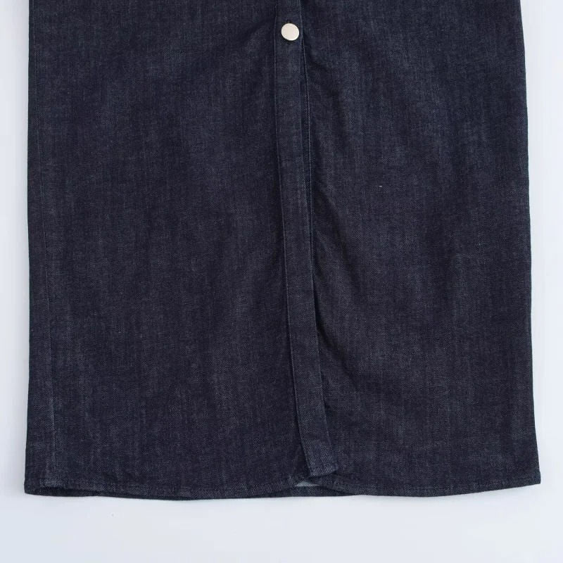 Women's Fitted button down Denim Dress