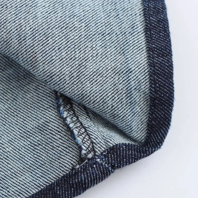 Women's Fitted button down Denim Dress