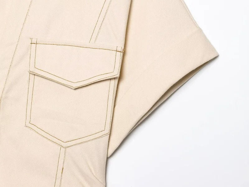 Women's Fitted button down Denim Dress