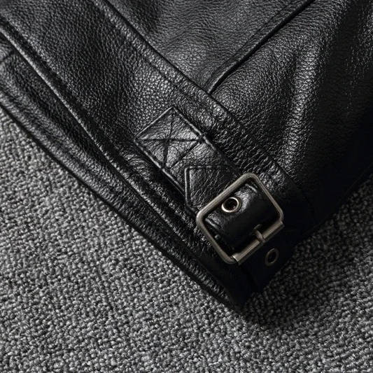 Men's Premium Quilted Leather Motorcycle Jacket