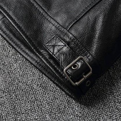 Men's Premium Quilted Leather Motorcycle Jacket