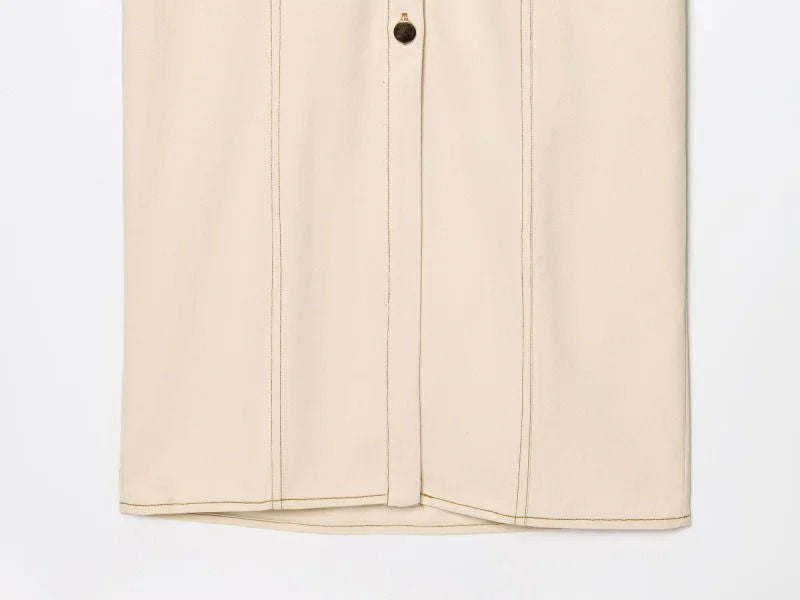 Women's Fitted button down Denim Dress